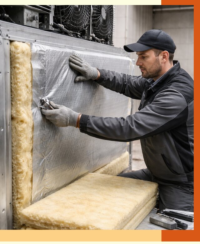 Утепление холодильного агрегата в Ростове от 8724 руб. под ключ | ТепломастерРсв