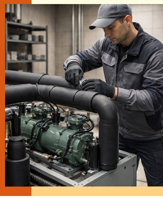 Утепление холодильного агрегата и теплоизоляция в Ростове