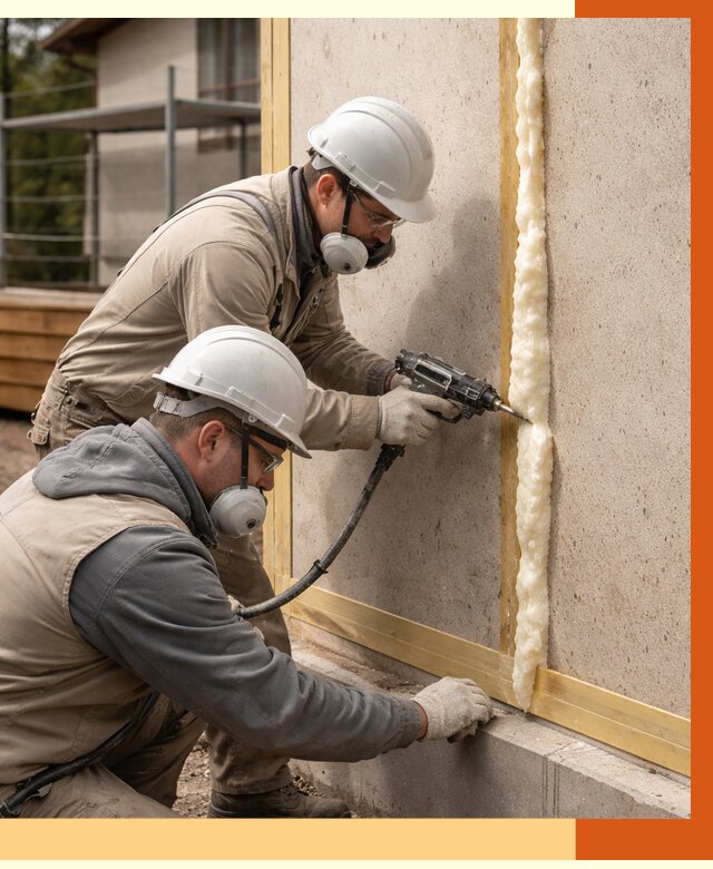 Утепление сип панелей ППУ в Ростове от 4926 руб. под ключ | ТепломастерРсв