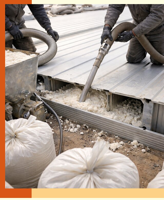 Заполнение пустот кровельных панелей пенными и мокрыми герметиками в Ростове