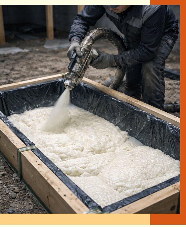 Заливка ППУ в формы в Ростове от 2566 руб. — утепление форм под ключ | ТепломастерРсв