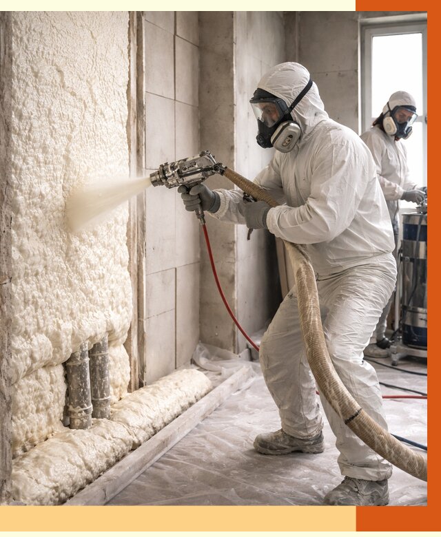 Напыление пенополиуретана в Ростове от 7697 руб./м2 — услуги и монтаж ППУ | ТепломастерРсв