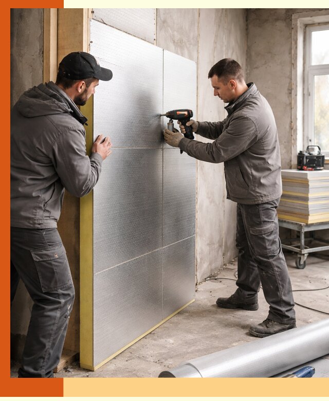 Утепление PIR панелями домов и зданий в Ростове