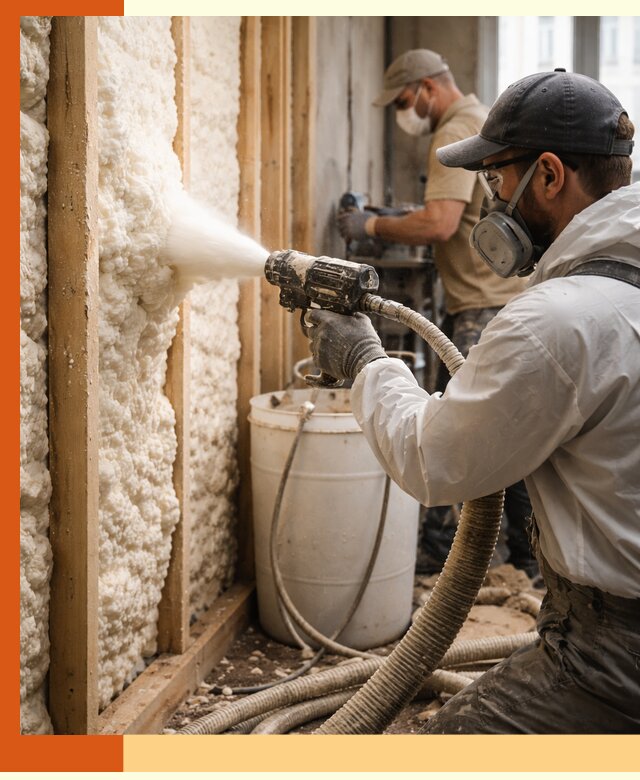 Утепление пеноизолом жилых и коммерческих объектов в Ростове