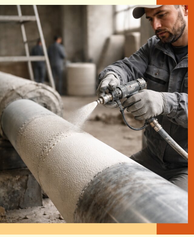 Утепление труб жидкой теплоизоляцией в Ростове от 7697 руб. под ключ | ТепломастерРсв