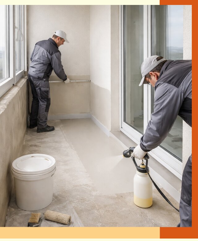 Утепление балкона жидкой теплоизоляцией в Ростове от 5901 руб./м2 | ТепломастерРсв