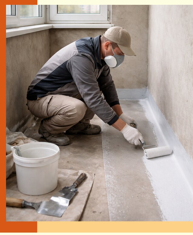 Утепление балкона жидкой теплоизоляцией в Ростове