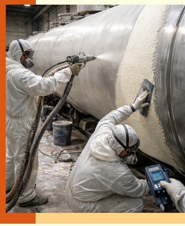 Утепление автоцистерн жидкой теплоизоляцией в Ростове