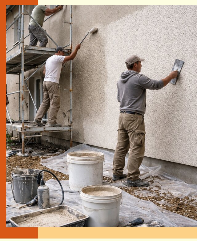 Утепление фасада жидкой пробкой в Ростове