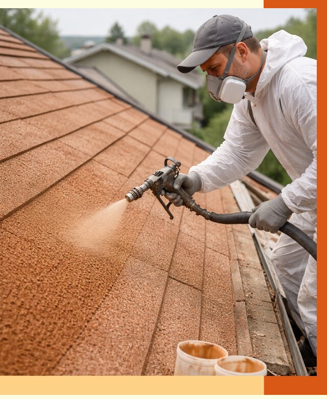 Утепление кровли жидкой пробкой в Ростове от 2771 руб./м² под ключ | ТепломастерРсв