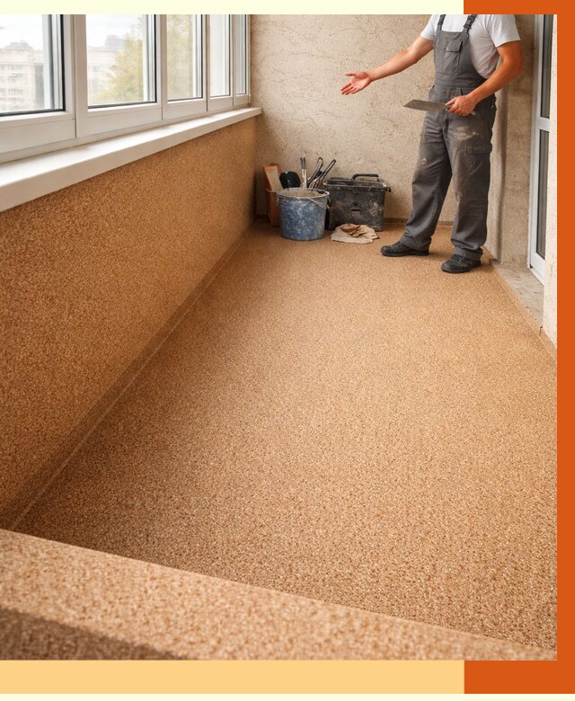 Утепление балкона жидкой пробкой в Ростове от 3746 руб/м² под ключ | ТепломастерРсв