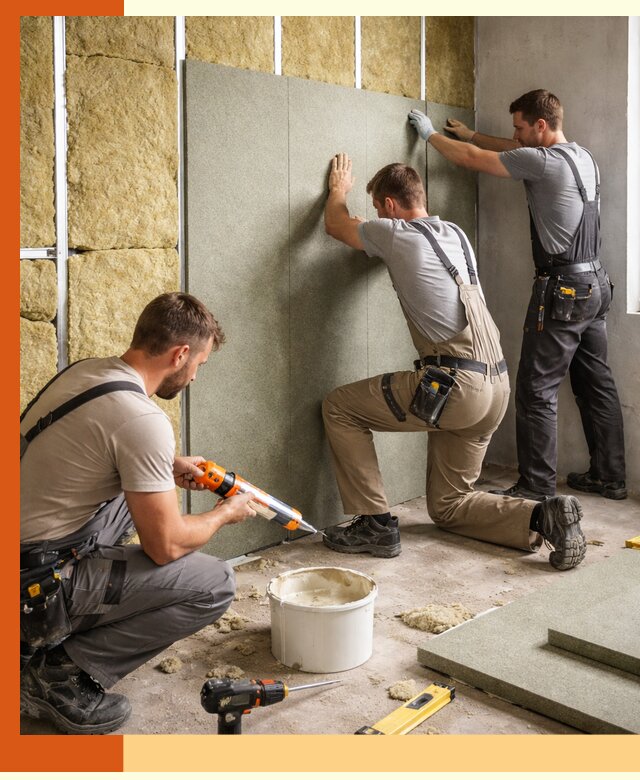 Профессиональная шумоизоляция стен в Ростове для квартир и домов