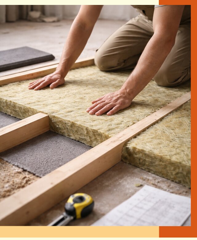 Шумоизоляция пола в Ростове от 1283 руб./м² — профессиональная звукоизоляция | ТепломастерРсв