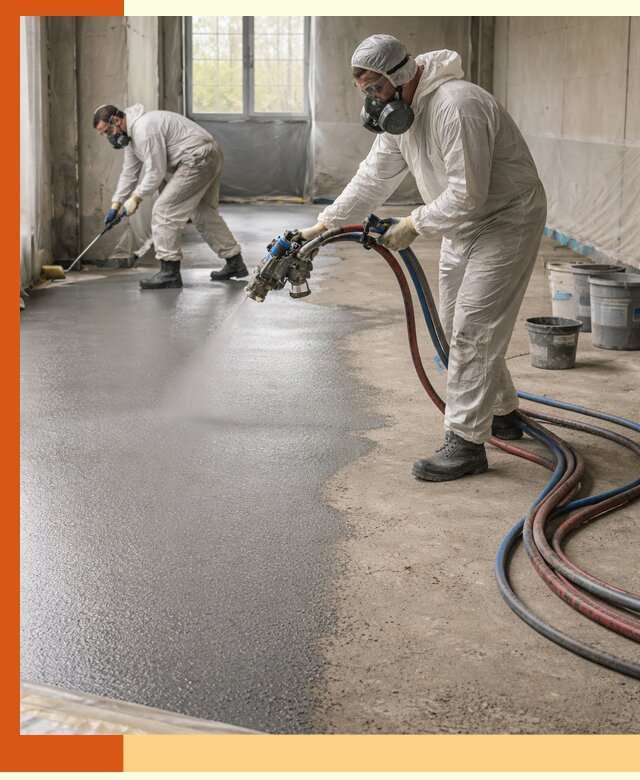 Гидроизоляция полимочевиной полов и конструкций в Ростове