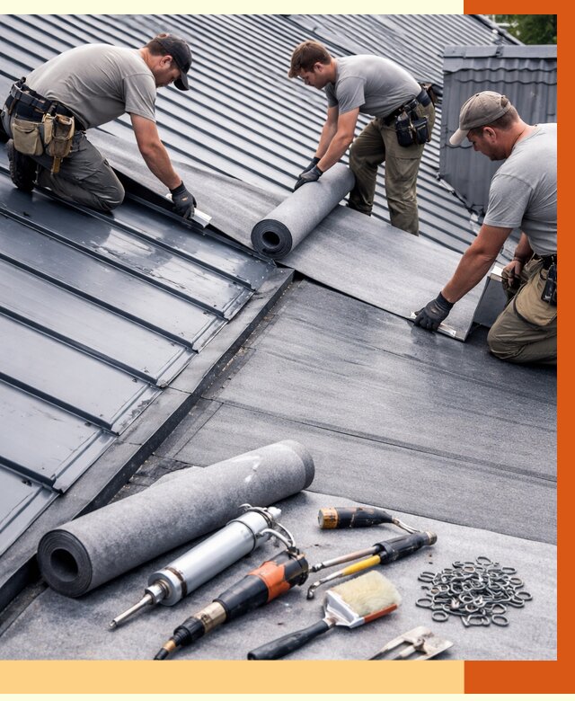 Гидроизоляция металлической кровли полимочевиной в Ростове от 8724 руб. | ТепломастерРсв