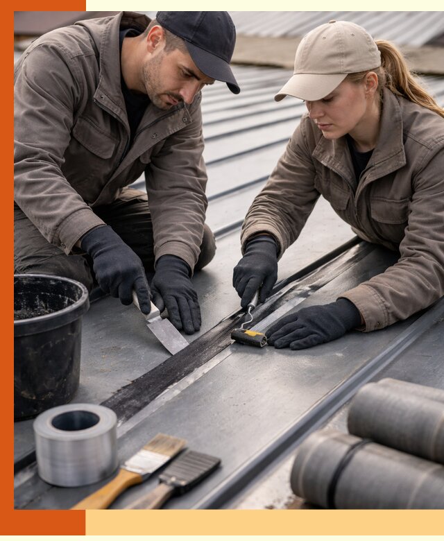 Гидроизоляция фальцевой кровли в Ростове качественно и надежно