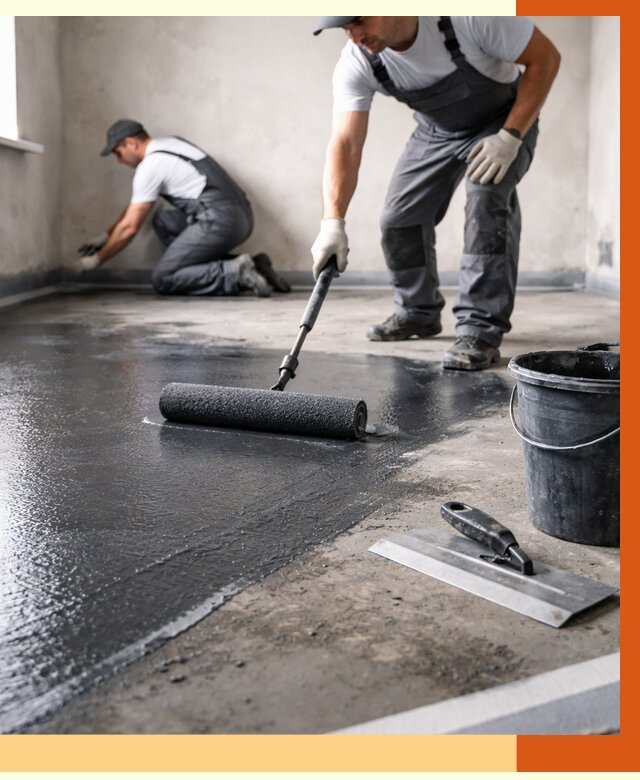 Профессиональная гидроизоляция пола в Ростове от 8724 руб. под ключ | ТепломастерРсв