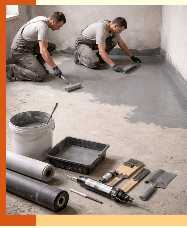 Гидроизоляция пола в Ростове — надежная защита от влаги и протечек