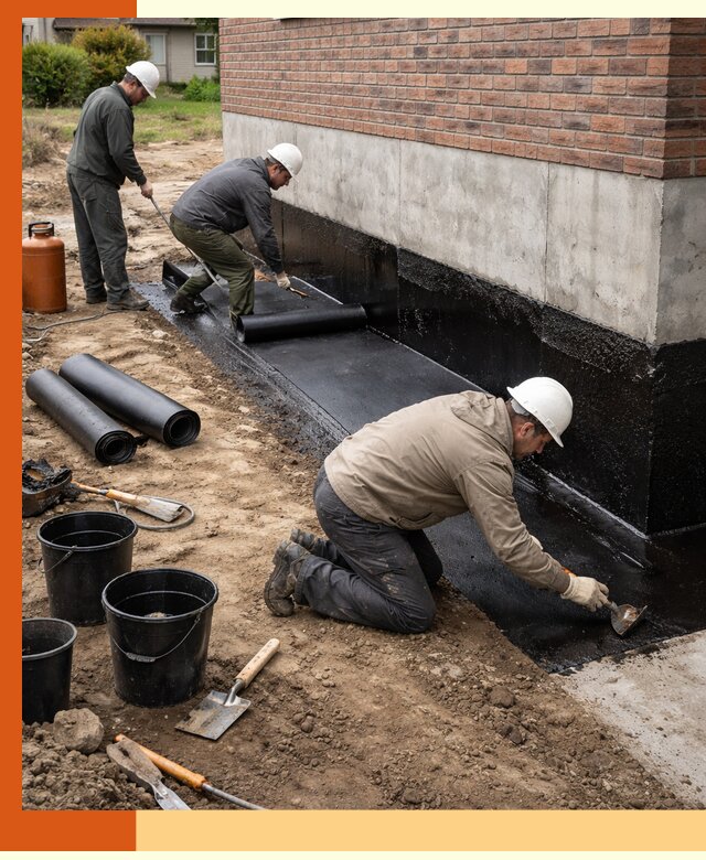 Гидроизоляция фундамента в Ростове: надежная защита строений