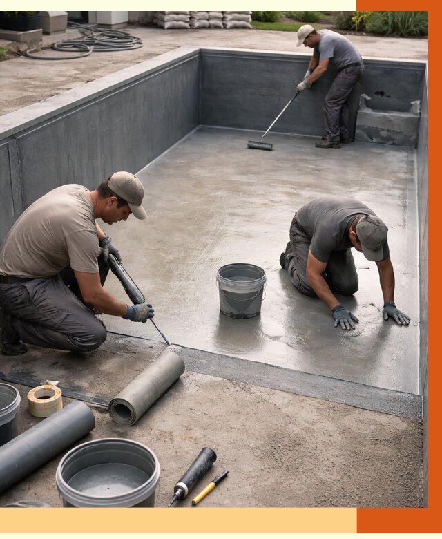 Профессиональная гидроизоляция бассейна в Ростове от 6671 руб. за м2 | ТепломастерРсв