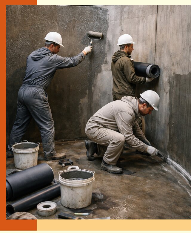 Гидроизоляция резервуара профессионально в Ростове