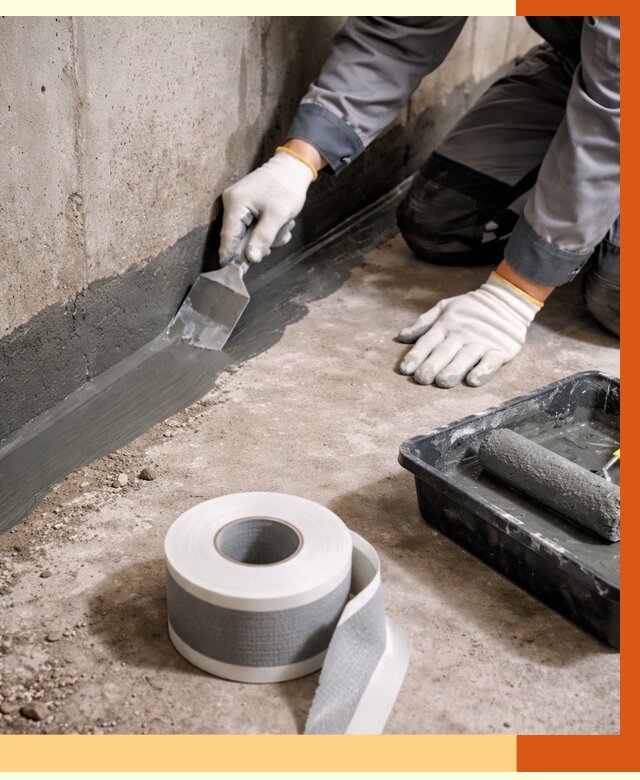 Гидроизоляция швов и герметизация стыков в Ростове от 1283 руб. | ТепломастерРсв