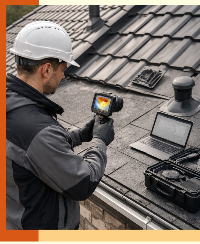 Тепловизионное обследование кровли в Ростове для выявления дефектов