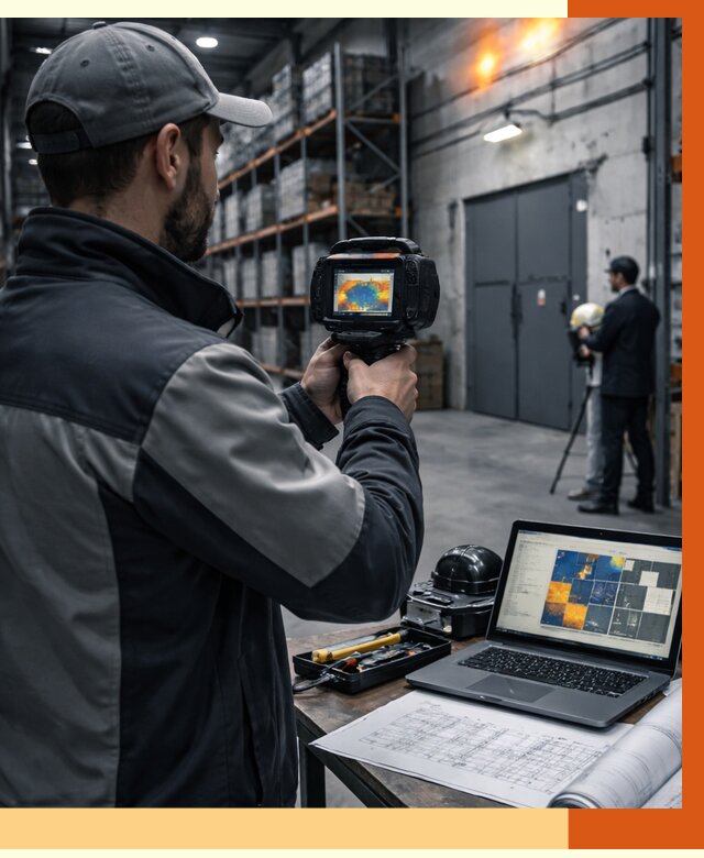 Тепловизионное обследование склада в Ростове от 6671 руб. | ТепломастерРсв