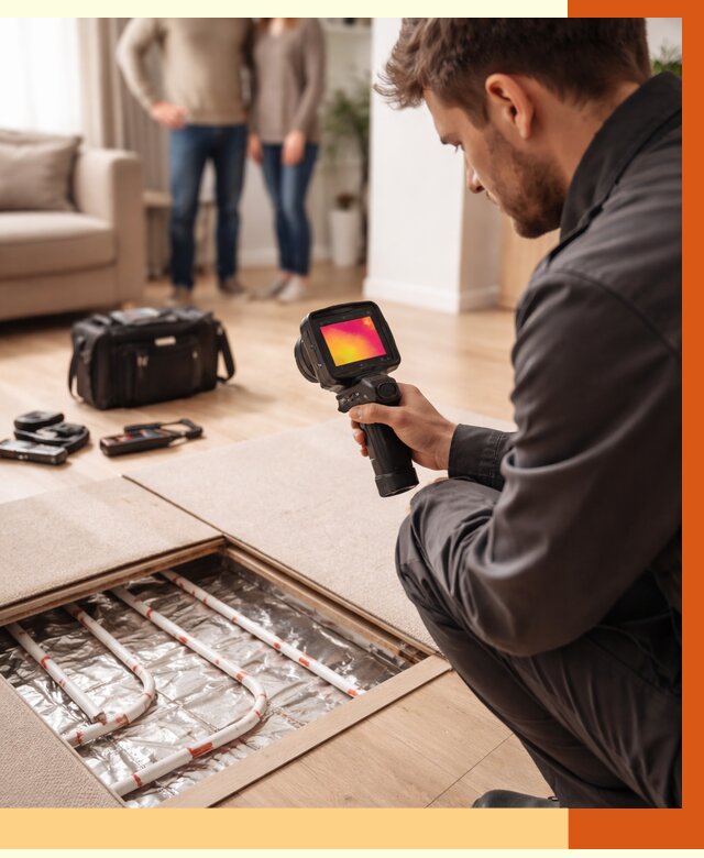 Тепловизионное обследование теплого пола в Ростове от 4618 руб. — ТепломастерРсв