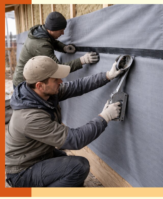 Монтаж ветроизоляции зданий и конструкций в Ростове