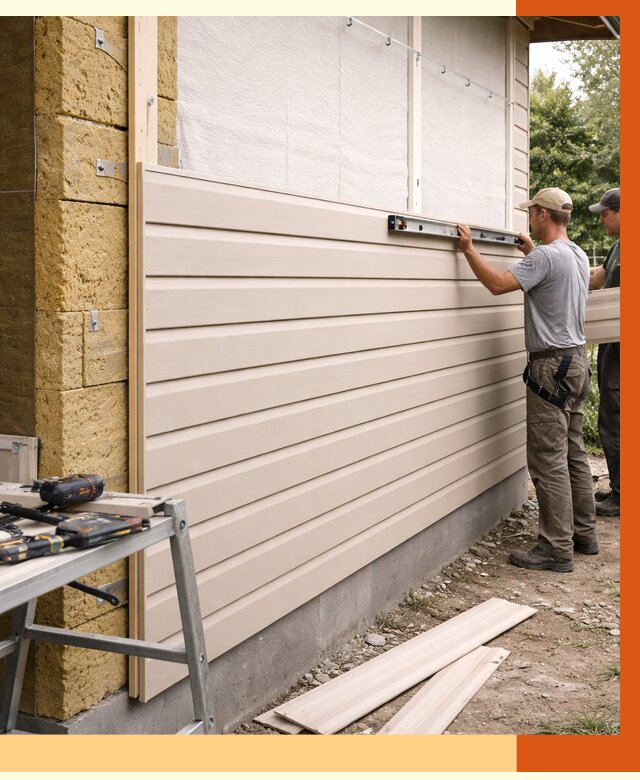 Монтаж сайдинга после утепления в Ростове от 1899 руб. — обшивка и облицовка | ТепломастерРсв