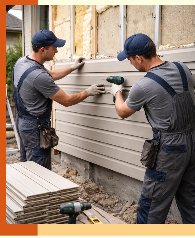 Монтаж сайдинга после утепления в Ростове качественно и надежно